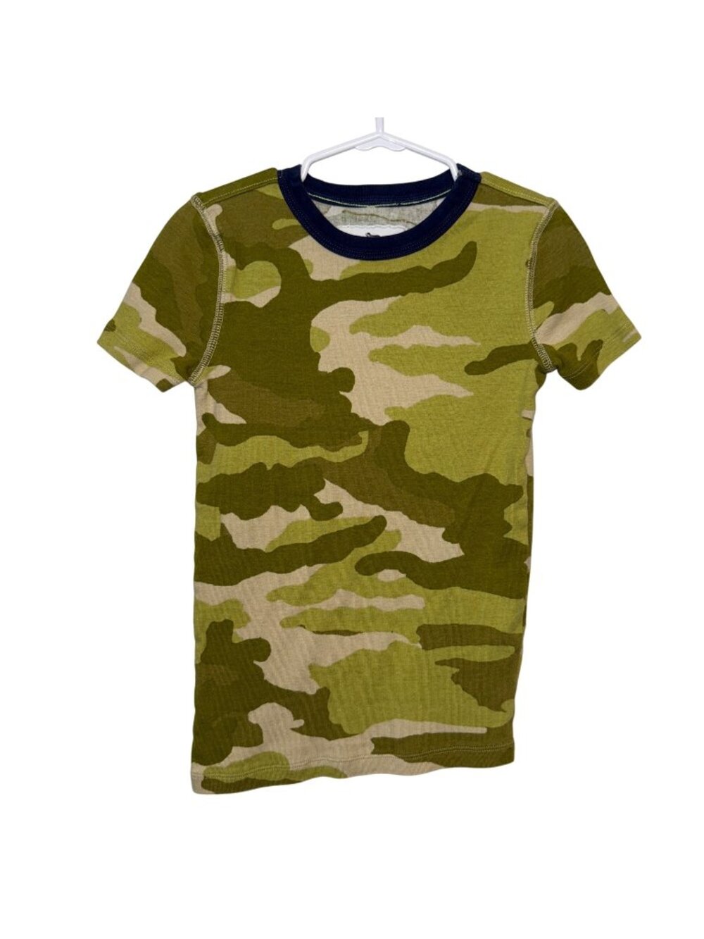 Crewcuts Boys Camouflage Short Sleeve Pajama Top Size 6